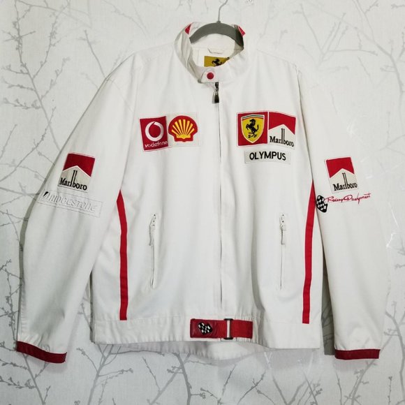 white ferrari jacket
